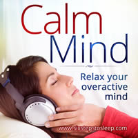 Girl Headphones Calm Mind